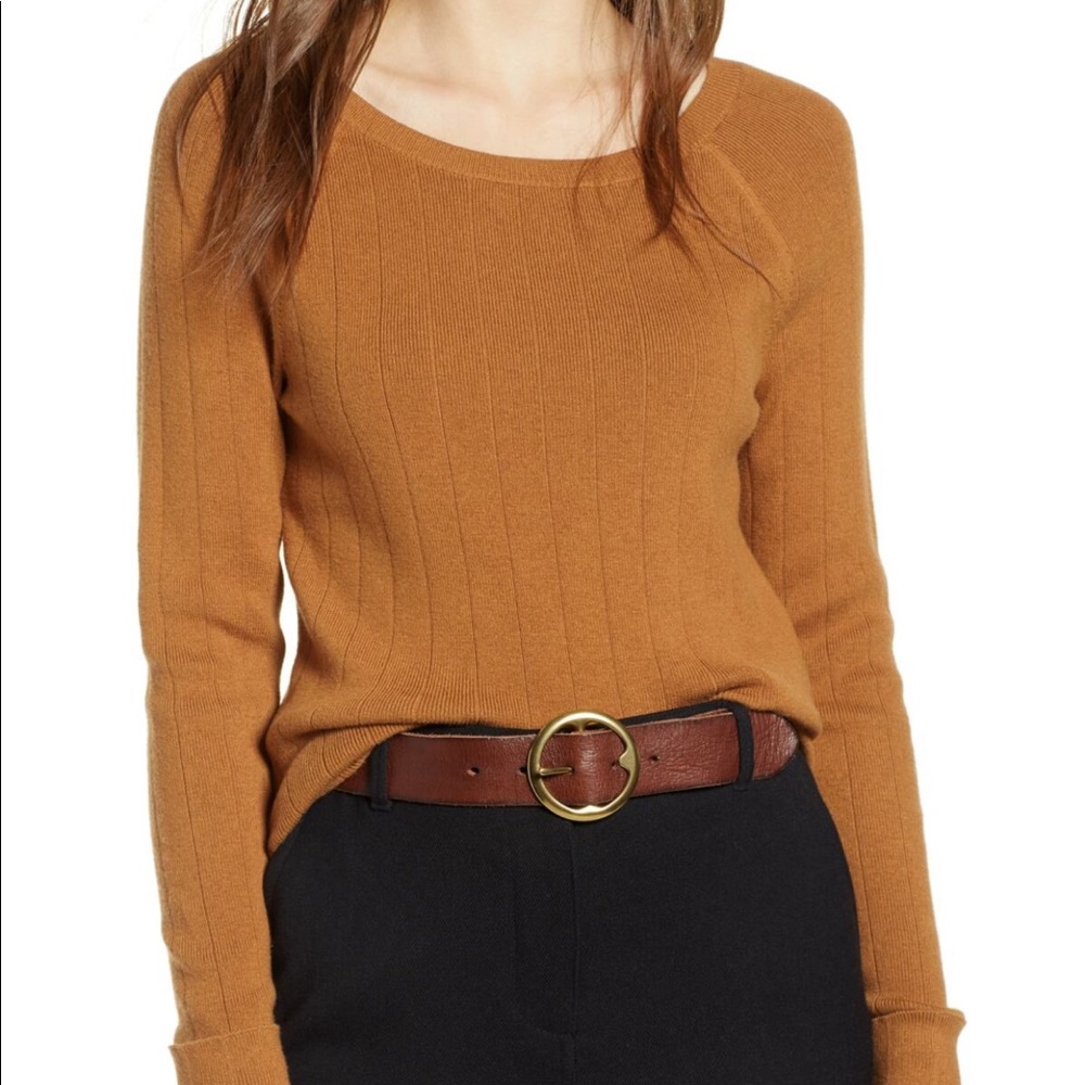 Treasure & Bond Variegated Rib Sweater